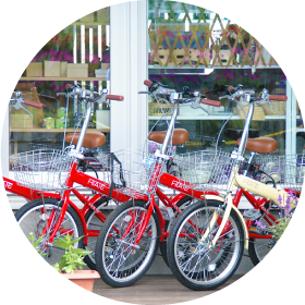 Bicycle rentals, convenient for exploring the surrounding area